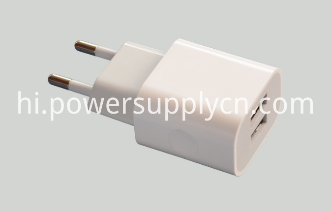 5V2.1A दोहरी USB फोन यात्रा चार्जर 5V2.1A Dual USB Phone Travel Charger